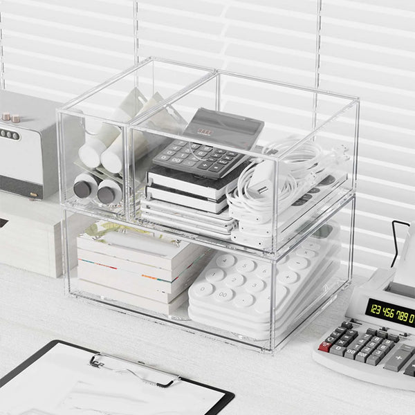 Stackable Acrylic Drawer Organizer